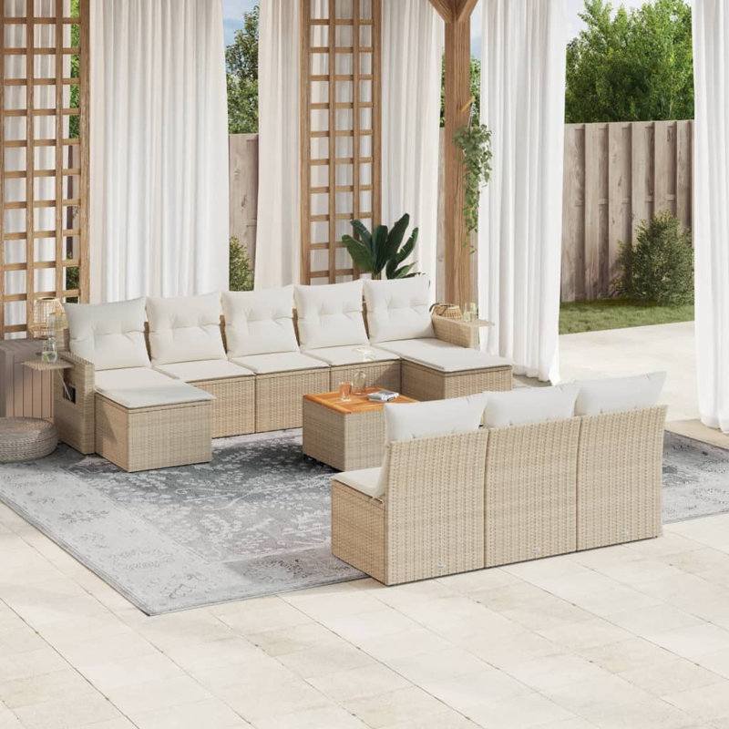 Ensemble de canapé de jardin Vidaxl