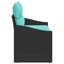  Canapé de jardin 2 places avec rangement et coussins en rotin de polyester noir-1626360806