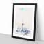 Lone Sailboat - Picture Frame Painting Print-56741379-56741384