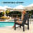 HDPE Patio Stackable Folding Adirondack Chair-1767226333