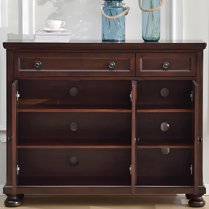 Armoire à chaussures de style américain avec rangement rétro