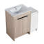 Meuble-lavabo autoportant avec lavabo en céramique et armoire de rangement-1057600641