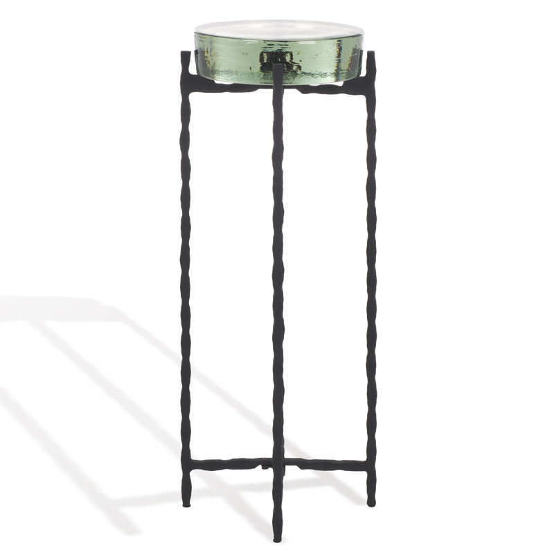 Glass Top End Table
