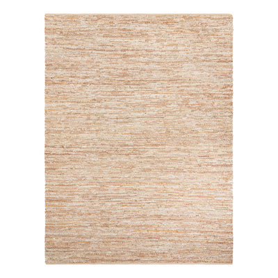 Leather Metallic Jute Indoor Rug