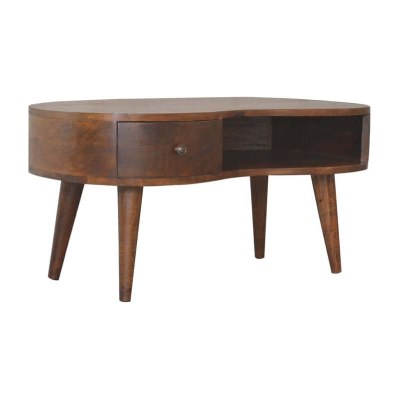 80cm Solid Wood Console Table