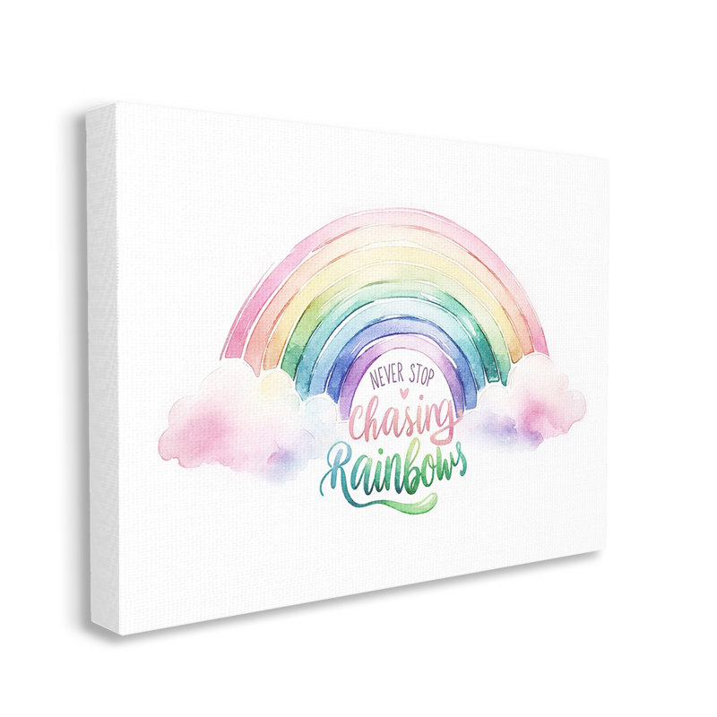 Inspirations, arc-en-ciel, canevas, H 16 po x l 20 po
