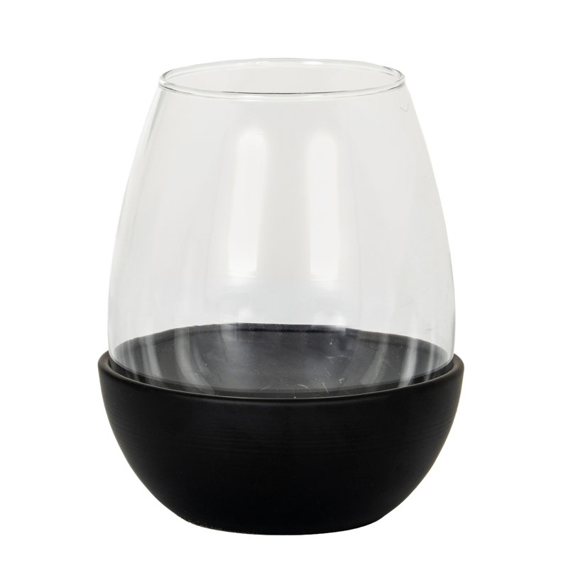 Andrian Glass Candle Accessories, 14cm H x 11cm W x 11cm D