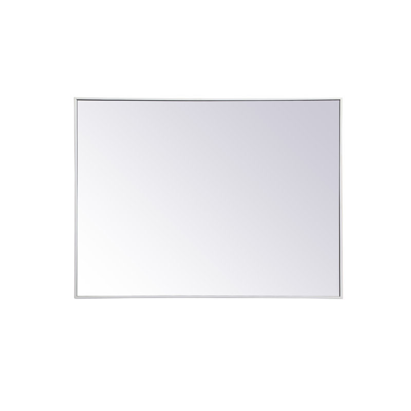 Miroir mural Sabine, 48 po x 36 po, Noir