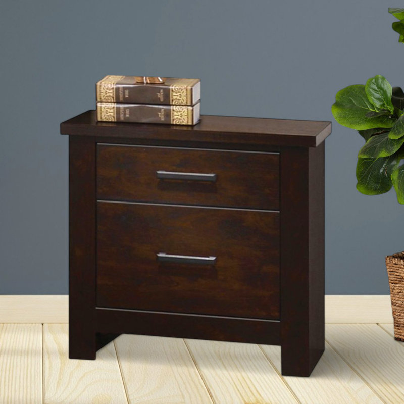 Table de chevet 2 tiroirs Modern Dawn