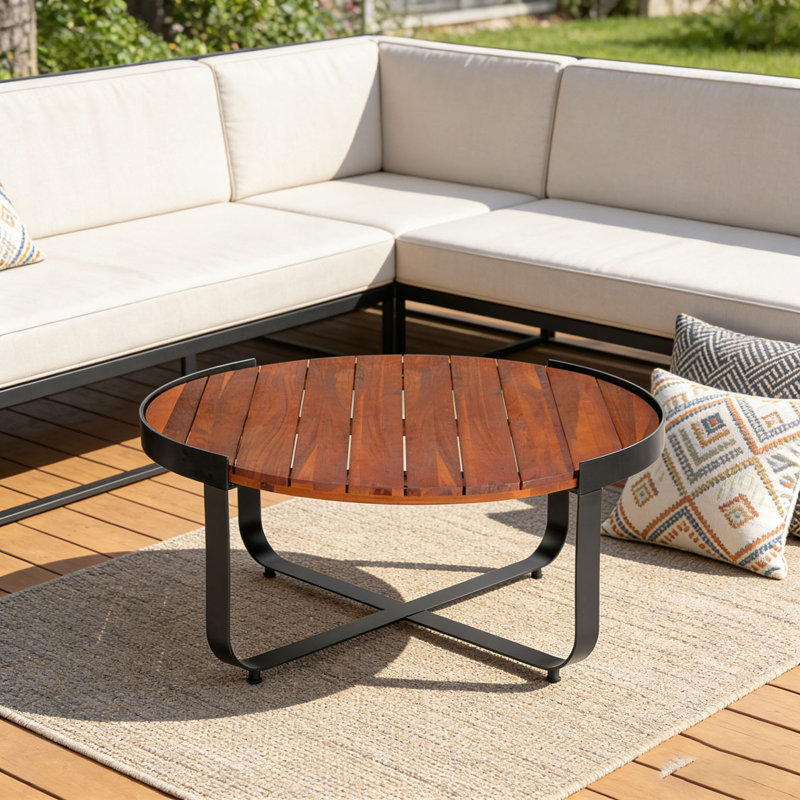 Patio Coffee Table, Mahogany