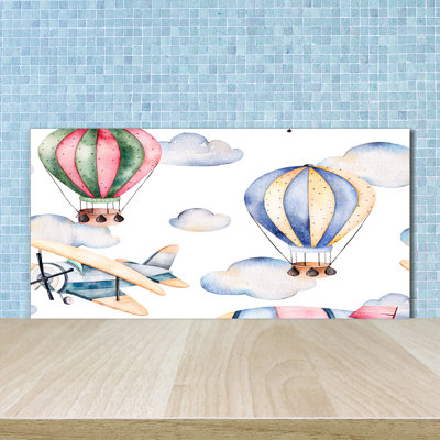 50cm W x 100cm L Glass Peel and Stick Panel
