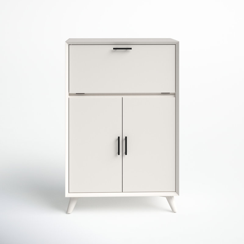 Williams Bar Cabinet, White