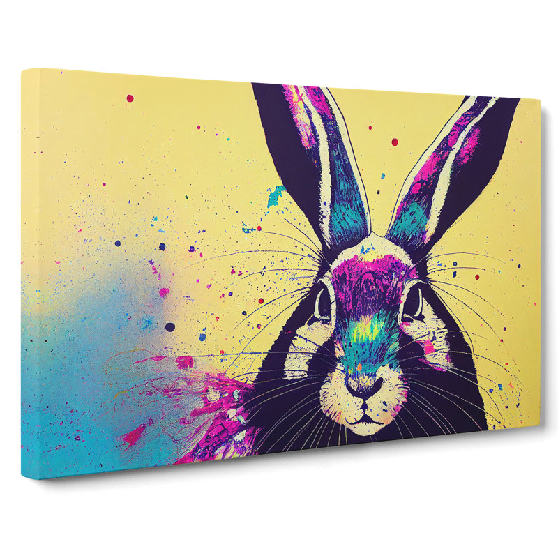 Hare Splash Vol.6 Abstract - Wrapped Canvas, 35cm H x 50cm W x 3cm D