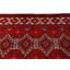 Tapis oriental antique rouge tribal 4 x 6 pi 5 po