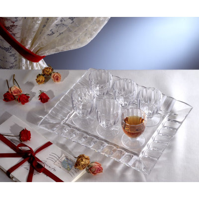 Barski - Glass - Tray - Rectangular - Serving Platter -  8.75" Long - 6.75" Wide - Made in Europe