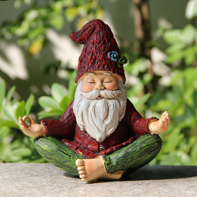 Zen Yoga Gnome - Rouge classique / vert