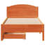 Hoch Solid Wood Drawers Bed Frame-449990717-449990705