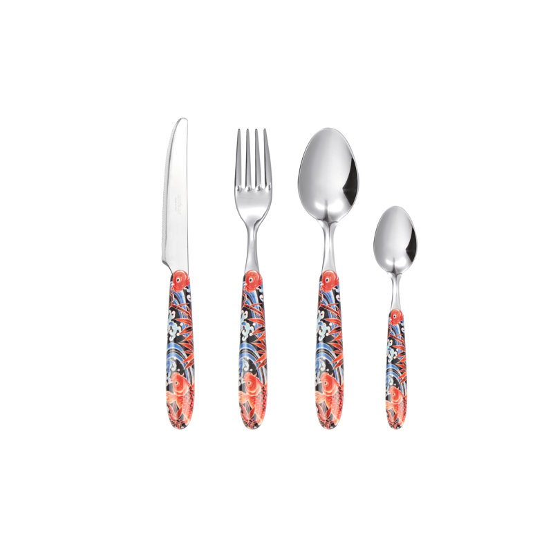 Excelsa Kimono Cutlery Set Multicolor 24 Pieces