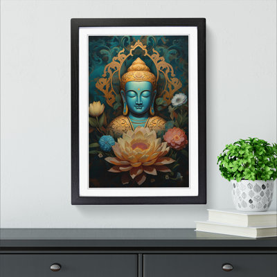 Buddha Victorian Art - Framed Print
