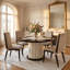 Paris Chic Round Solid Wood Dining Table