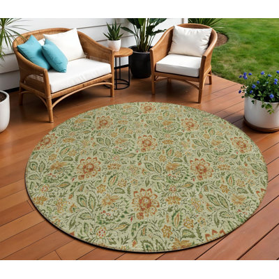 Tapis rond 8 po
