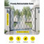 Barrière à ciseaux pliante simple verrouillable-115238999