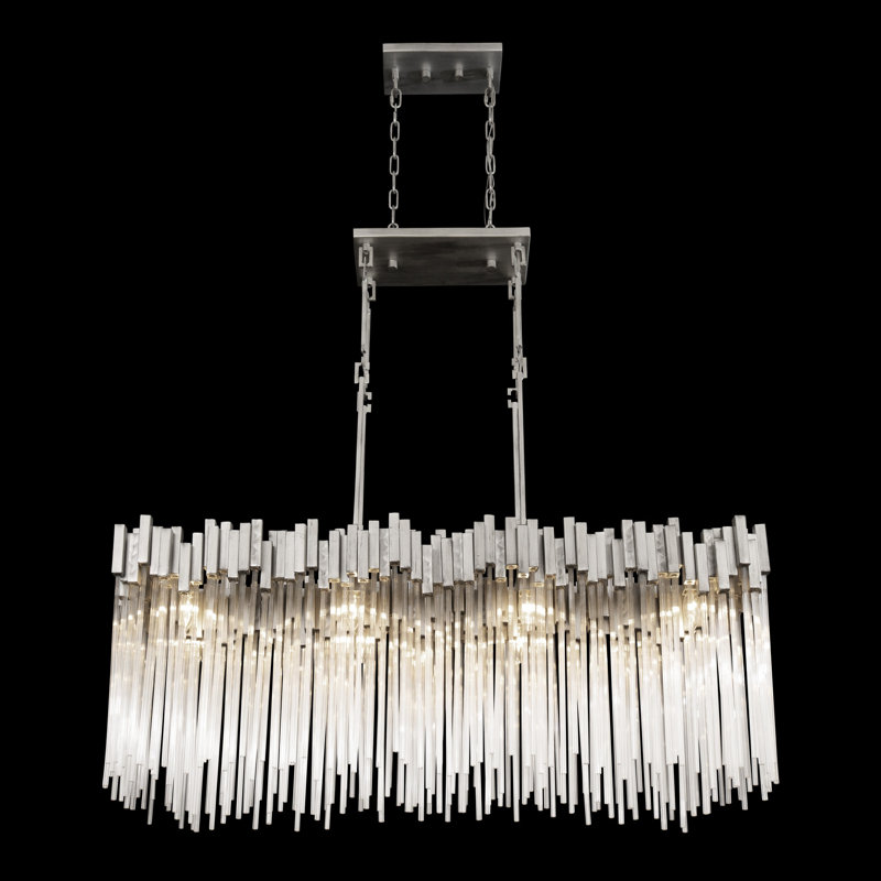 Luminaire suspendu Matrix - P 13 po x l 48,25 po x H 31,5 po, nuit pluvieuse, Nuit pluvieuse, 8 Lights