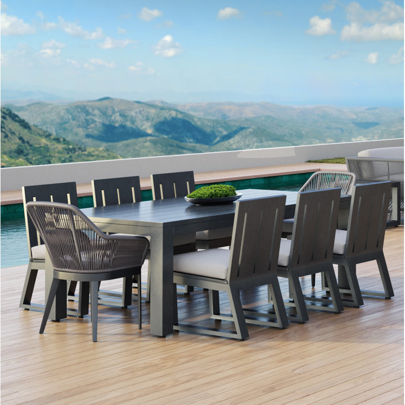 Redondo Outdoor Dining Side Chair, Canvas Skyline Sunbrella®
