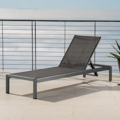 Fauteuil en maille gris confortable et confortable - chaise stable et réglable respirante