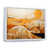 White Floater Framed