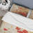 God And Red Floral Japanese Tiles I - Abstract Botanicals Duvet Cover Set-101241847