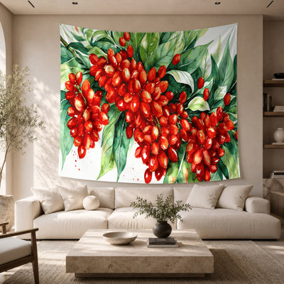 Tapisserie murale «Fruit Goji Berry»
