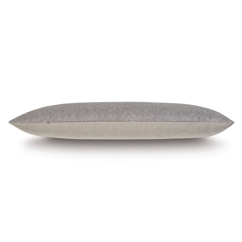 Ridge Linen Lumbar Pillow Cover & Insert
