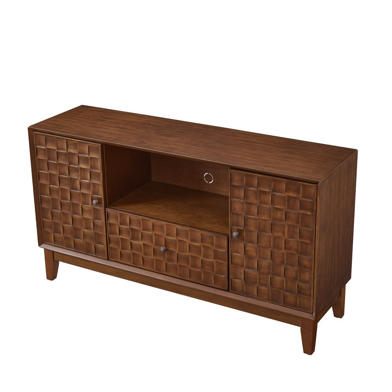 Buffet 56 "Mid-Century Buffet Cabinets 2 portes en bois et 1 tiroir
