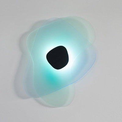 Aurora Aluminum LED Flush Mounted Sconce