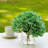Faux Silk Hydrangea Arrangement in Vase-1977980874