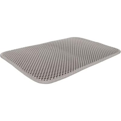 Cat Litter Mat Honeycomb Double Layer Waterproof & Urine Resistant Non-Slip Litter Trapping