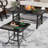 9 - Person Patio Conversation Set With 2 Swivel Lounge Chairs & Coffee Table, Outdoor Seating Sofa Group With Olefin Braid And Deep Seating-1333503715