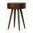 Nordic Chestnut Circular Shaped Bedside