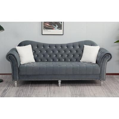 Jarvous Velvet Sofa