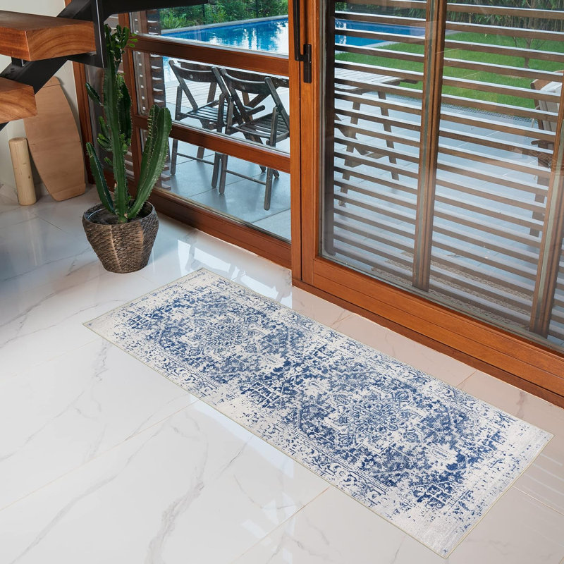 Jayvon Washable Abstract Indoor Rug, Runner 2'8" x 8'
