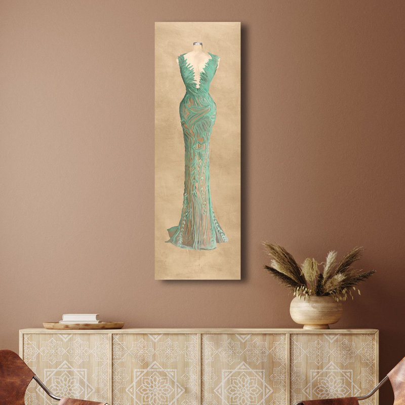 Dressed To Thrill III by Kelly Parr - Wrapped Canvas Painting, 100cm H x 35cm W x 4cm D
