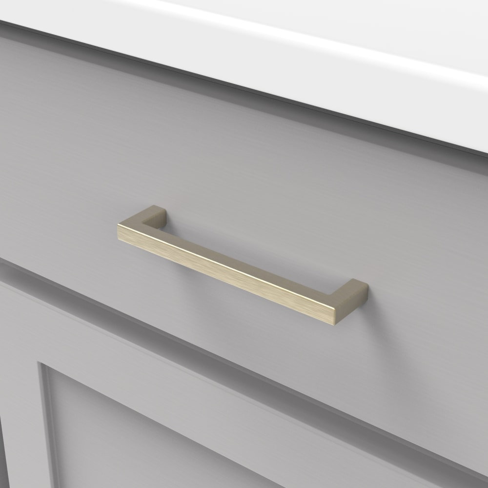 Skylight Cabinet Handle Pull, Elusive Golden Nickel, 5-1/16", 1