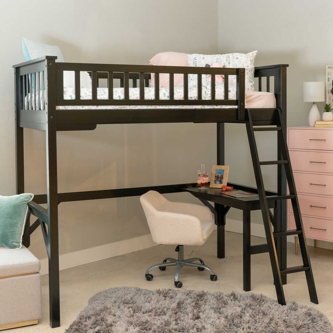 Porter Twin Study Loft Bed Harriet Bee 