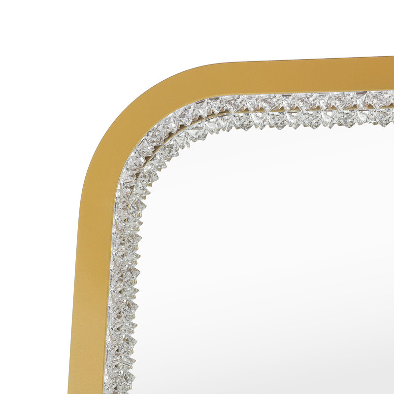 Miroir pleine grandeur Barnerd, Peint or