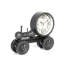Analog Metal Battery Tabletop Clock Black