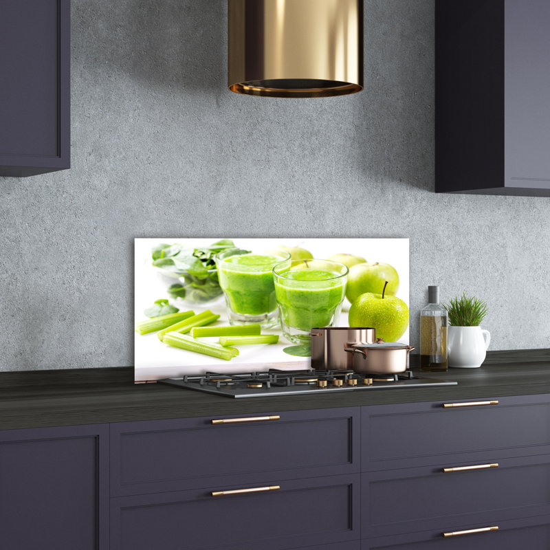 Lukaz 50cm W x 100cm L Glass Peel and Stick Panel