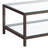 Nickel 1-shelf Coffee Table