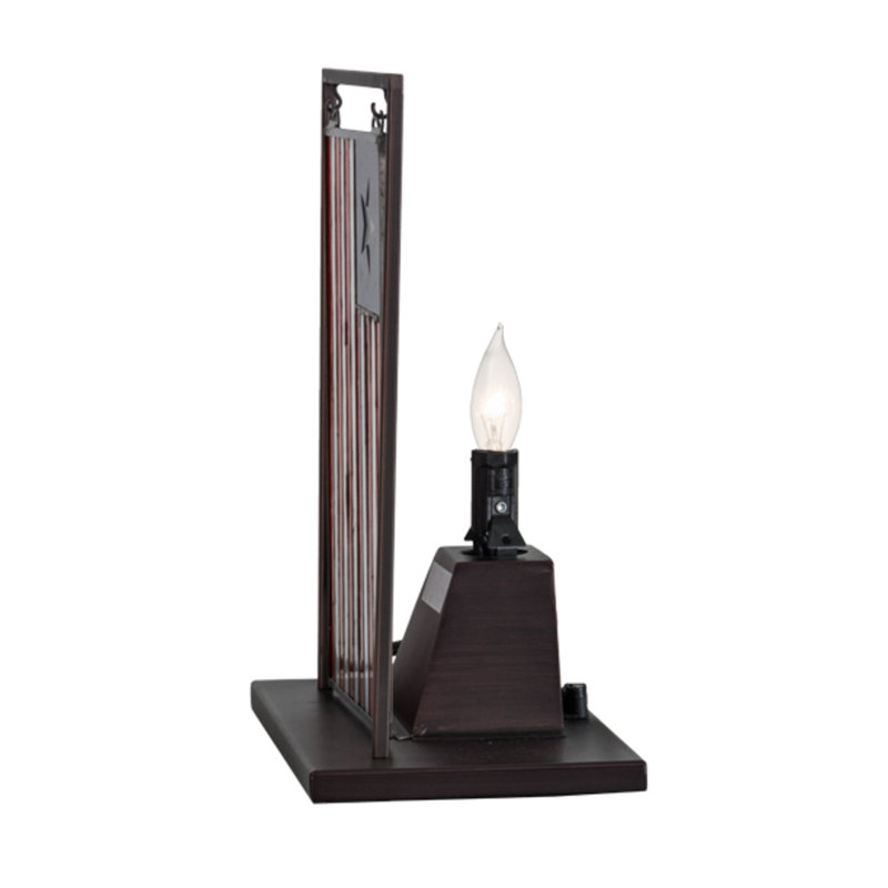 Liberian Flag Lighted Tabletop Window