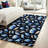 Abstract Floral Area Rug, Soft Comfortable Living Room Carpet, Stain Resistant Non-Slip Bedroom, Indoor Floor Mat for Entryway, Home Office, Apartment Decor, Unique-129222781